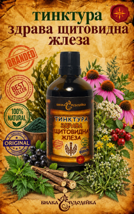 ТИНКТУРА ЗДРАВА ЩИТОВИДНА ЖЛЕЗА  - 100мл