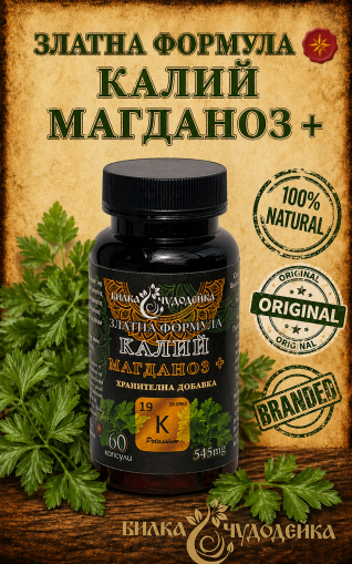 ЗЛАТНА ФОРМУЛА КАЛИЙ И МАГДАНОЗ + /60 бр./